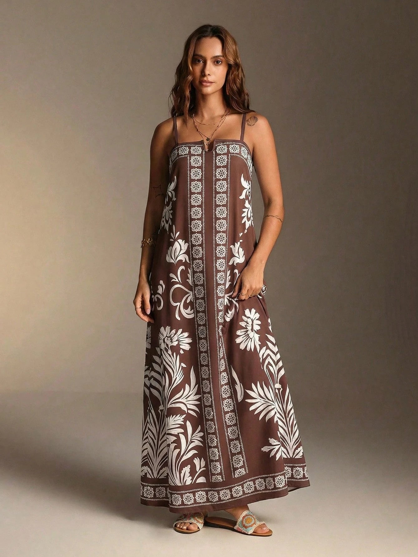 Vestido Longo Tropical Antonella