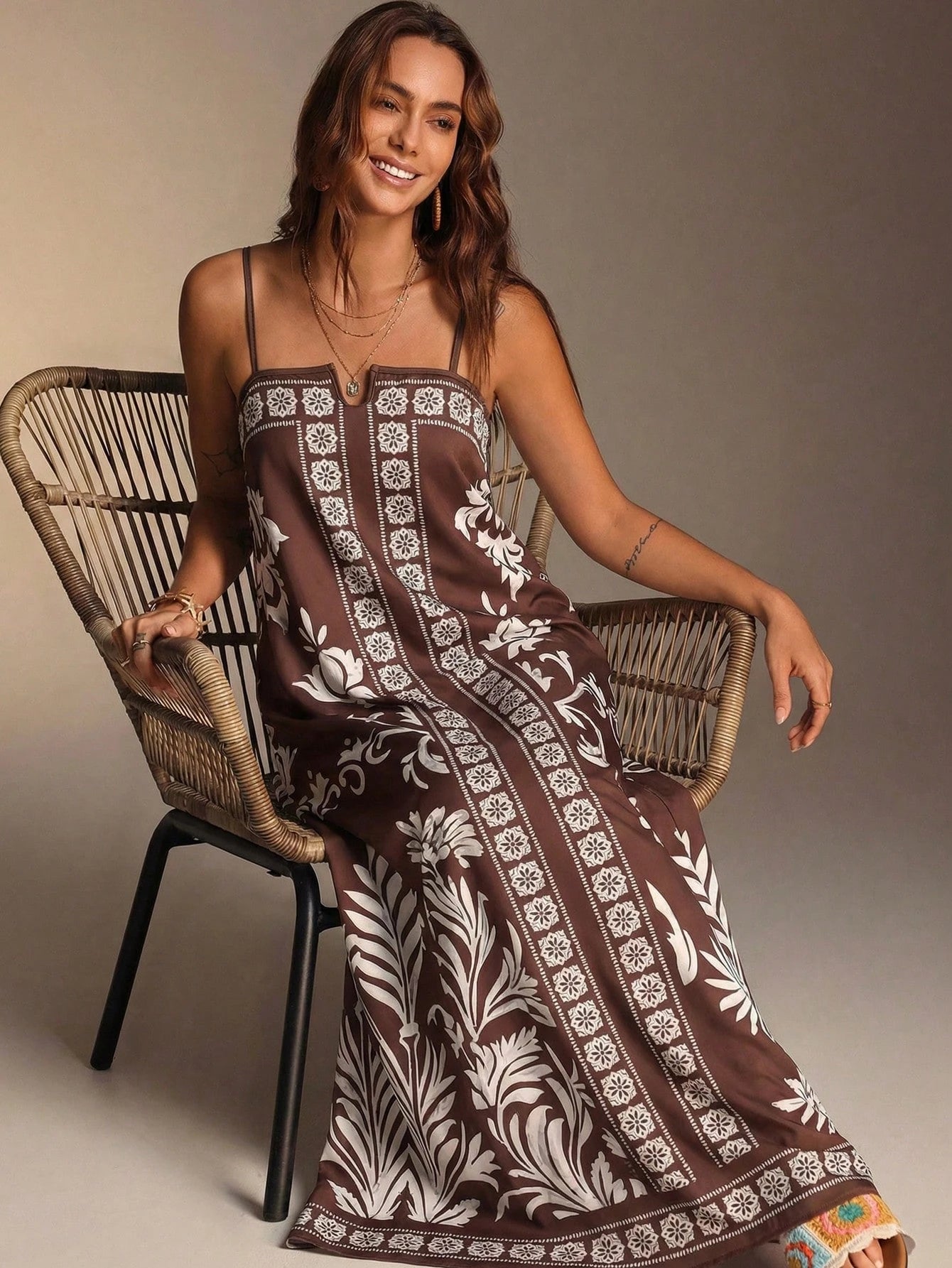 Vestido Longo Tropical Antonella