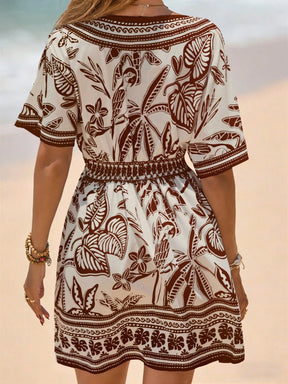 Saída de Praia Vestido Tropical Lívia