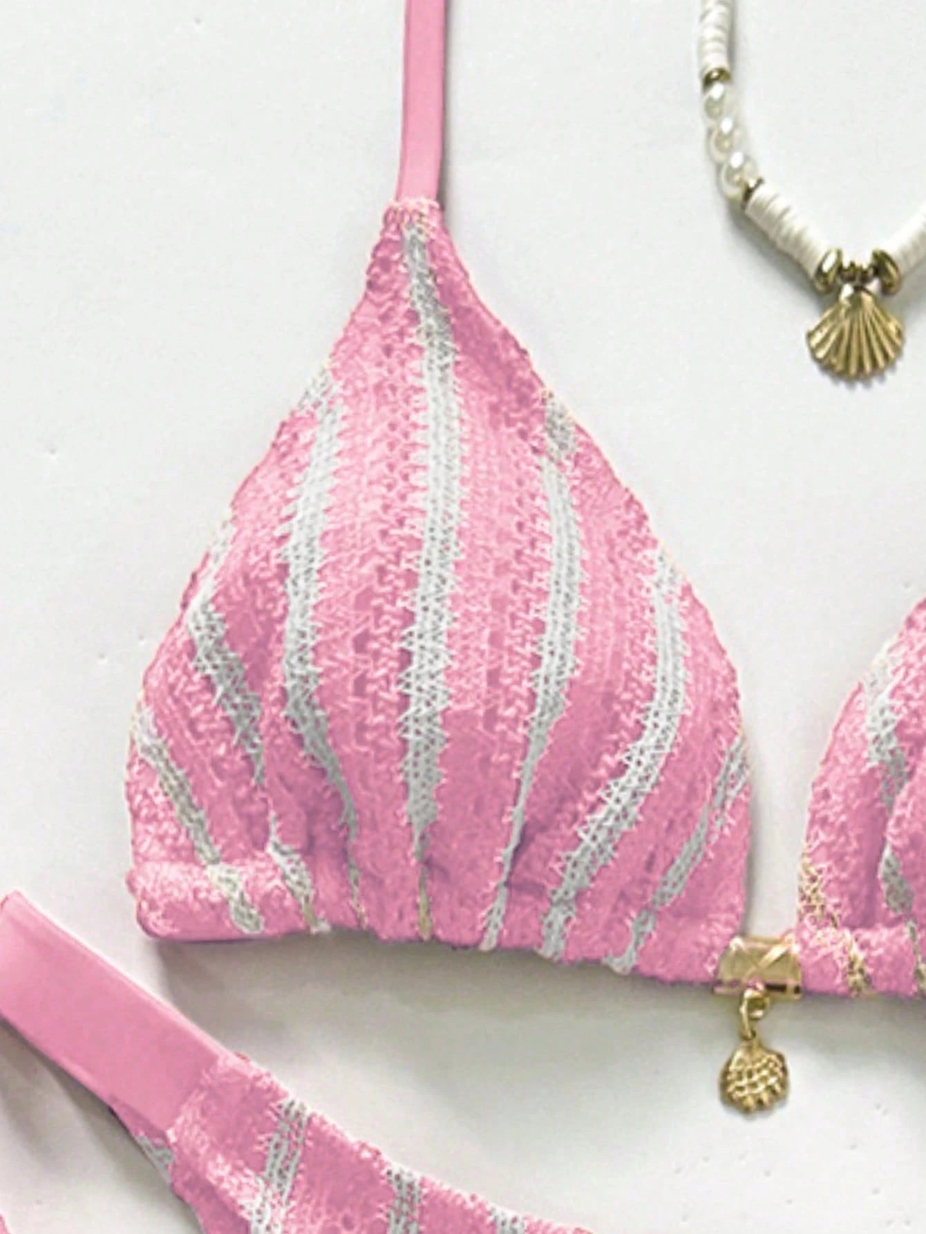Conjunto Biquíni Tricô 3 Peças Mia