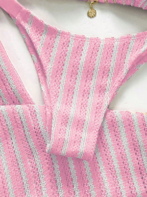 Conjunto Biquíni Tricô 3 Peças Mia