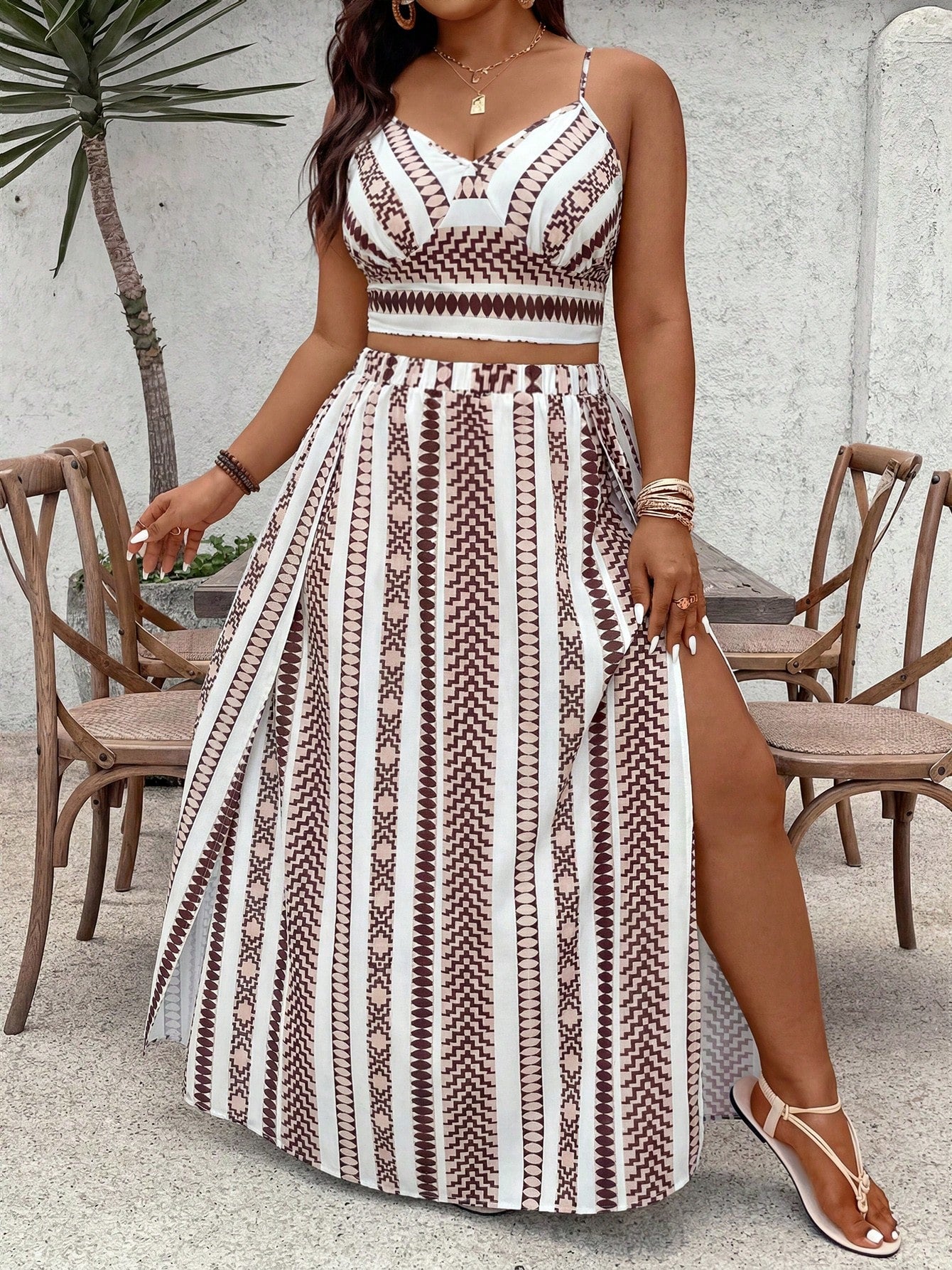 Conjunto Fenda Tropical  2 Peças Luna