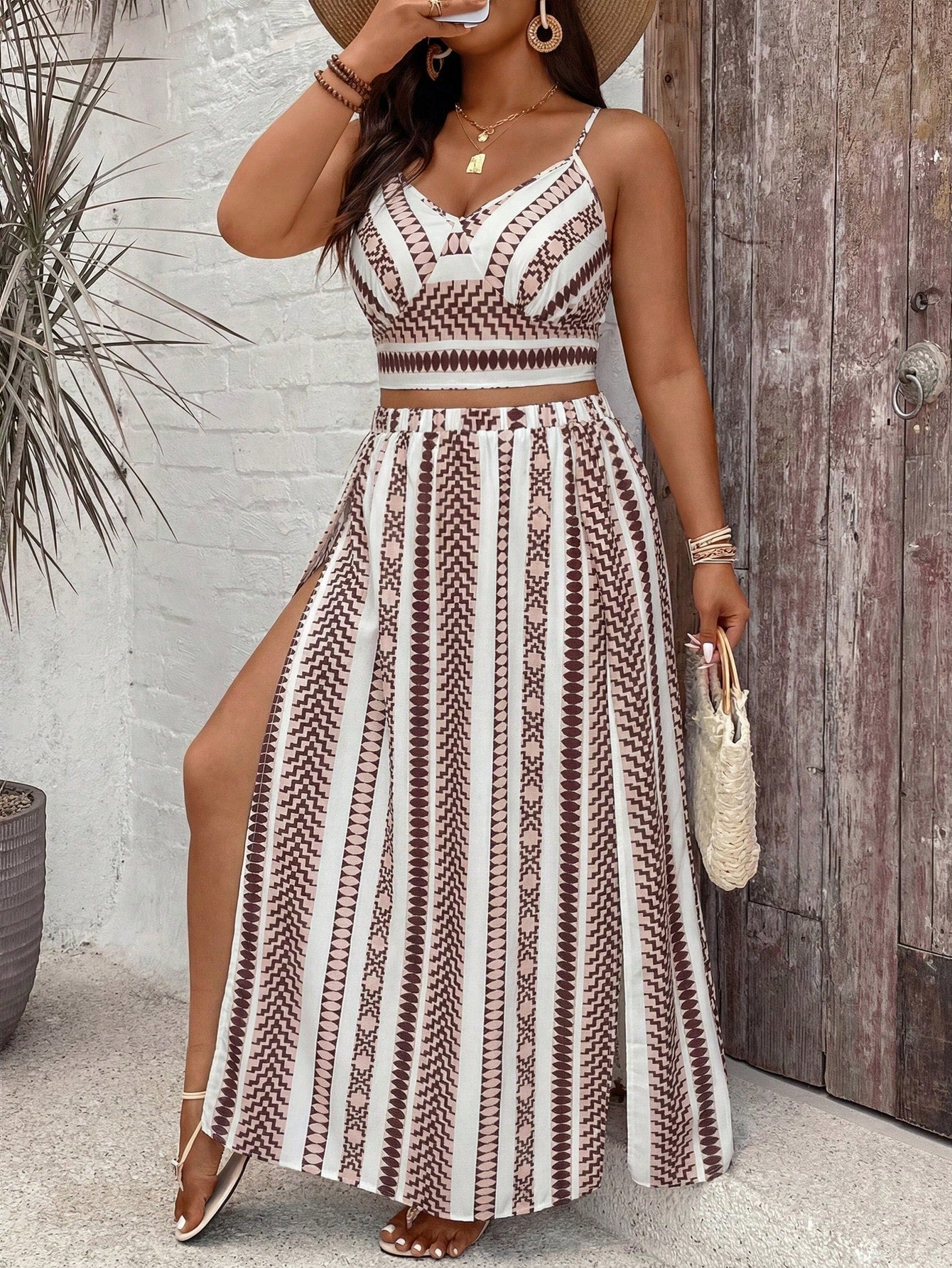 Conjunto Fenda Tropical  2 Peças Luna
