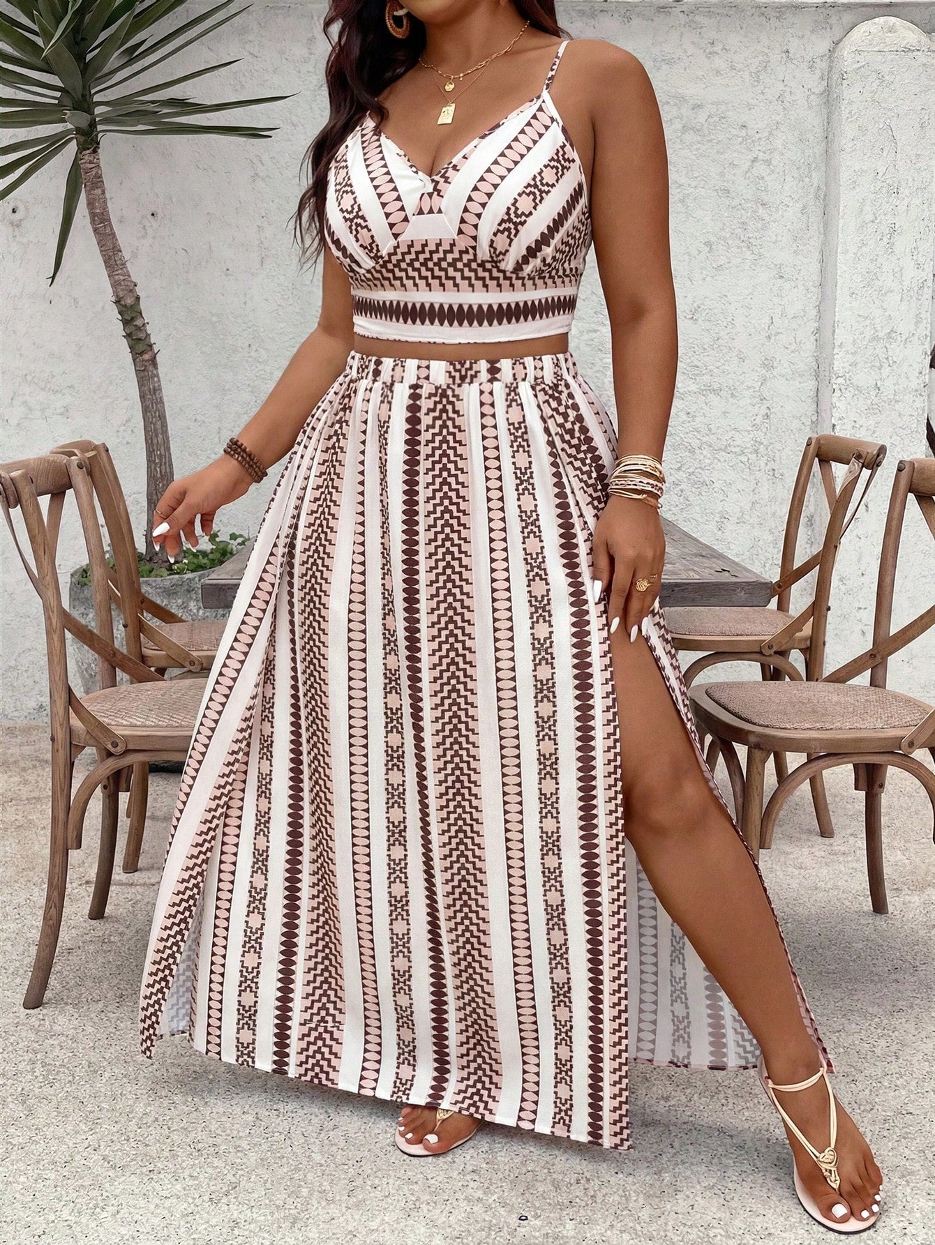 Conjunto Fenda Tropical  2 Peças Luna