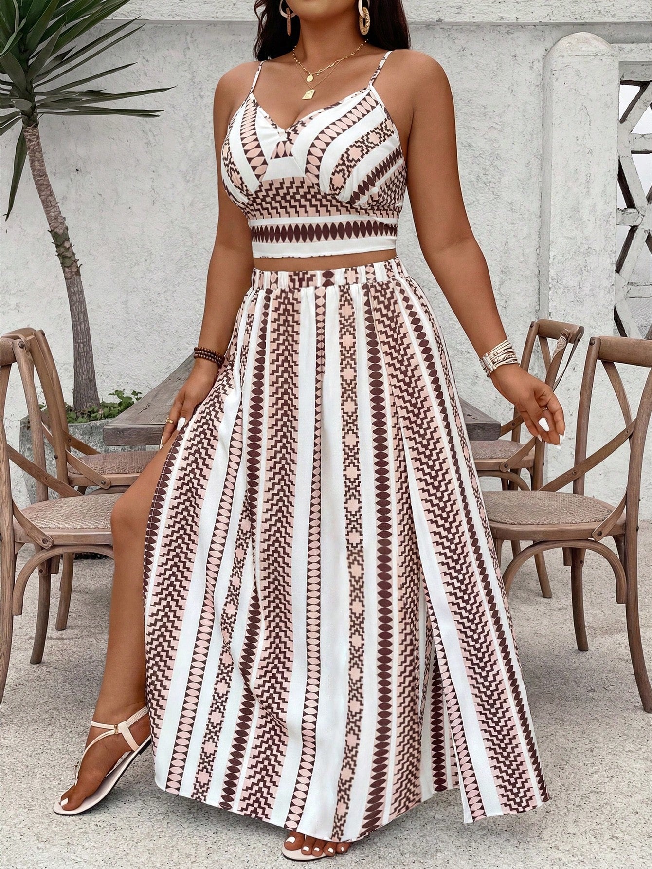 Conjunto Fenda Tropical  2 Peças Luna