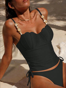 Tankini Drapeado Pérola Vintage