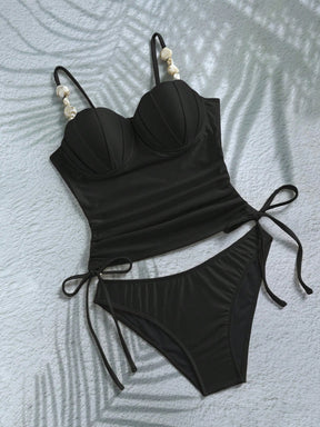 Tankini Drapeado Pérola Vintage