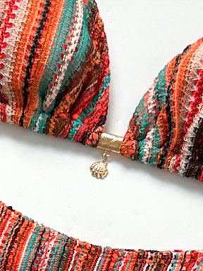 Conjunto Biquíni Tricô 3 Peças Mia