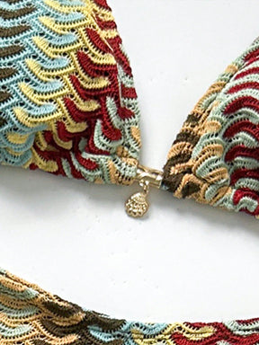 Conjunto Biquíni Tricô 3 Peças Mia