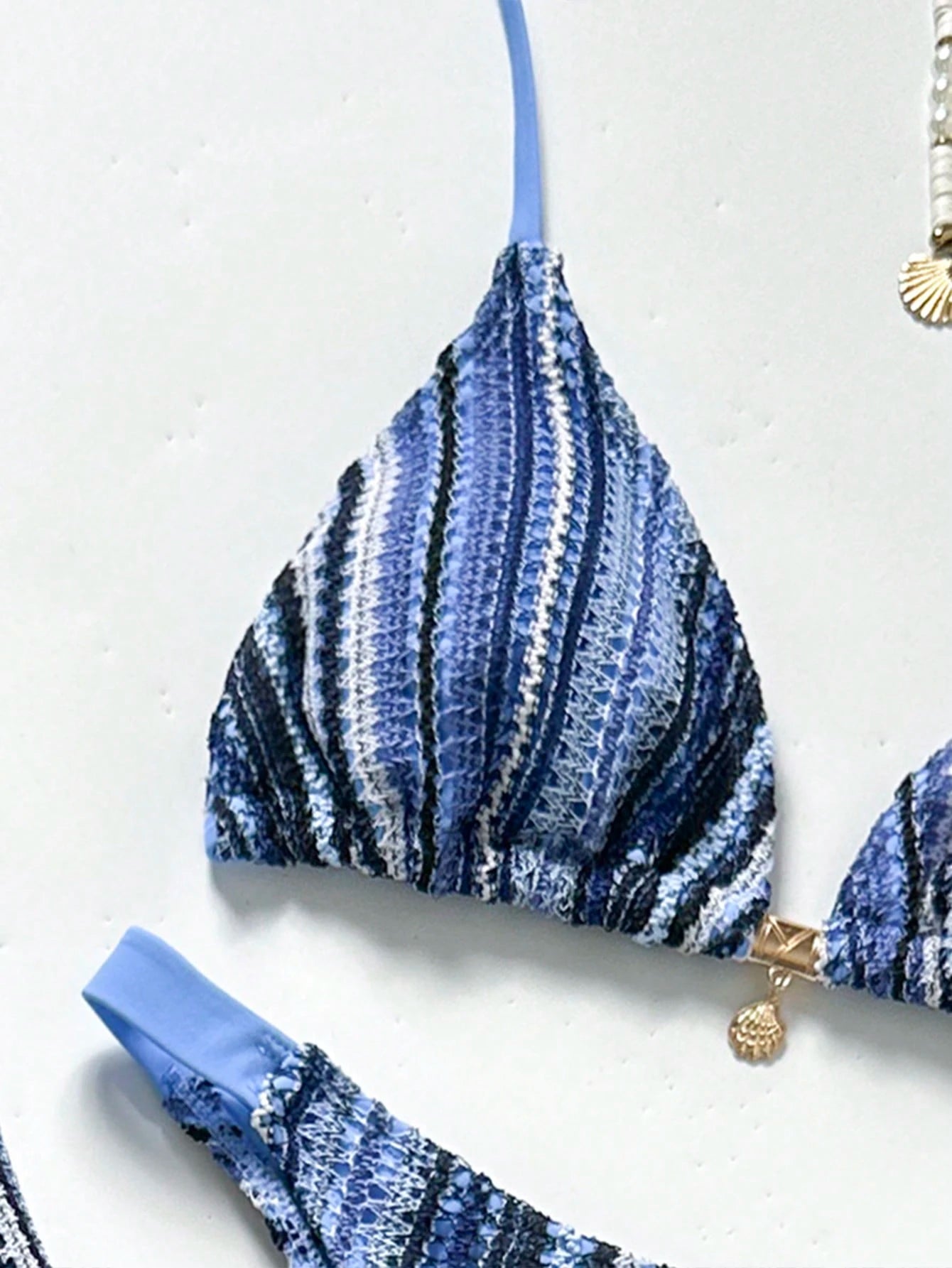 Conjunto Biquíni Tricô 3 Peças Mia