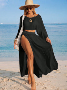 Conjunto 2 Peças Saída Resort Saia Longa
