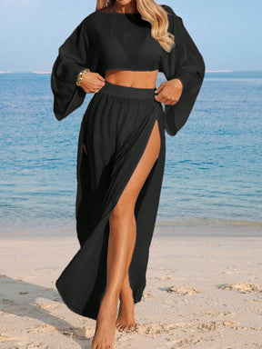 Conjunto 2 Peças Saída Resort Saia Longa