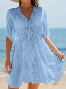 Saída Elegante Renda Verão