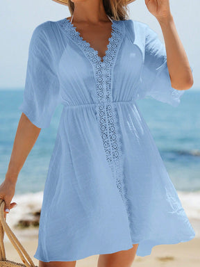 Saída Elegante Renda Verão