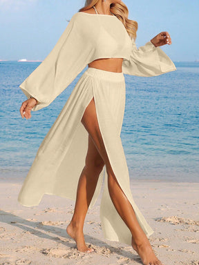 Conjunto 2 Peças Saída Resort Saia Longa