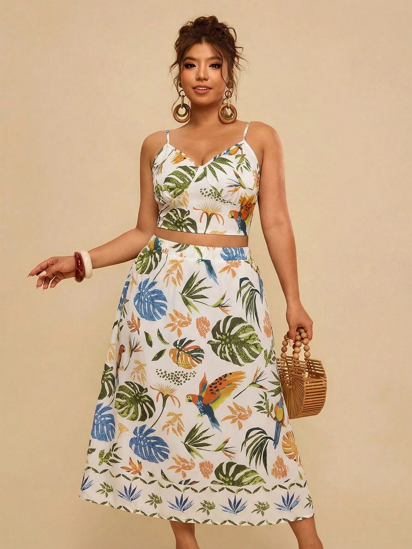 Conjunto Fenda Tropical  2 Peças Luna