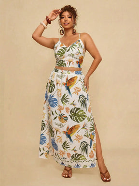 Conjunto Fenda Tropical  2 Peças Luna