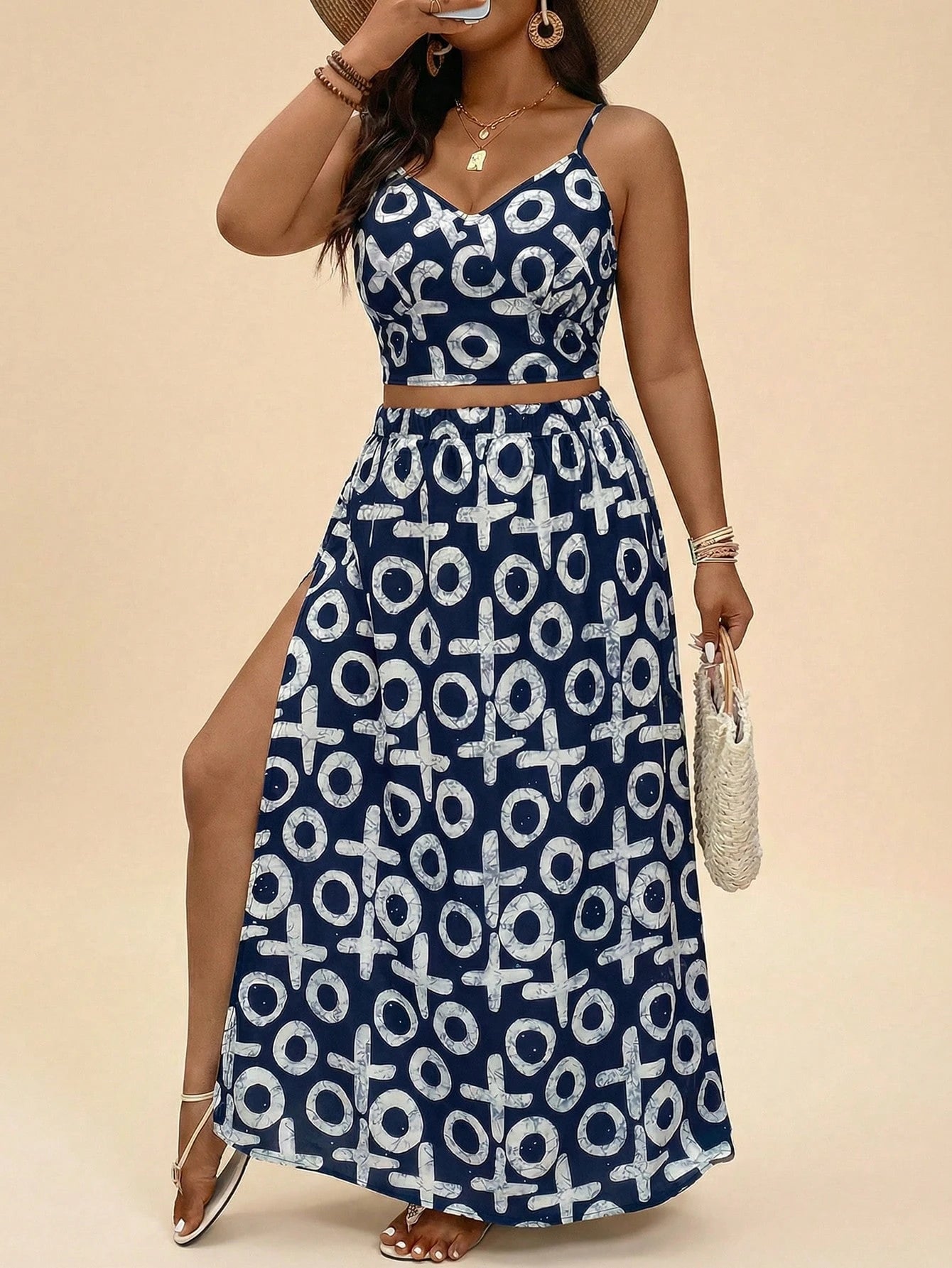 Conjunto Fenda Tropical  2 Peças Luna