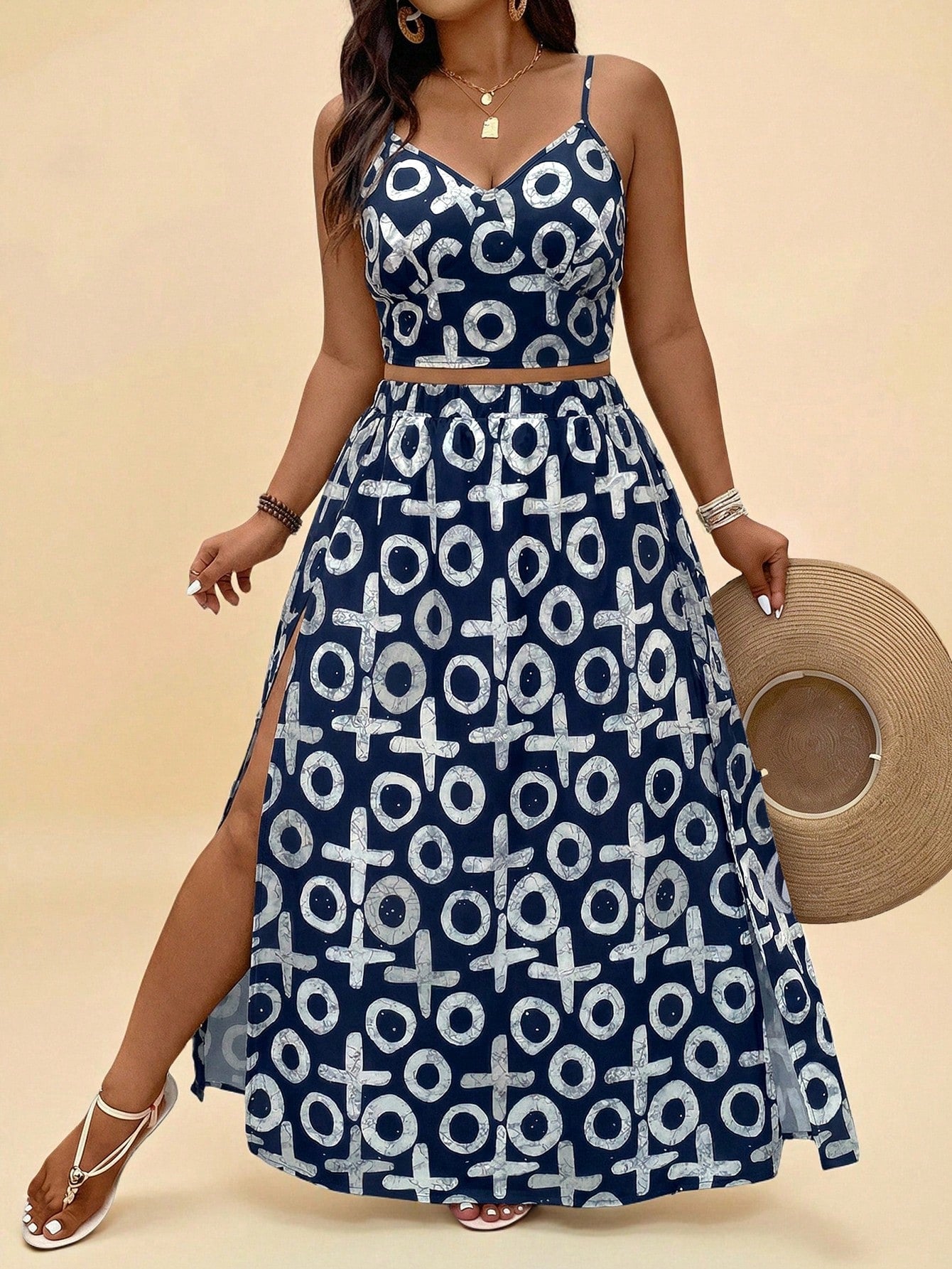 Conjunto Fenda Tropical  2 Peças Luna