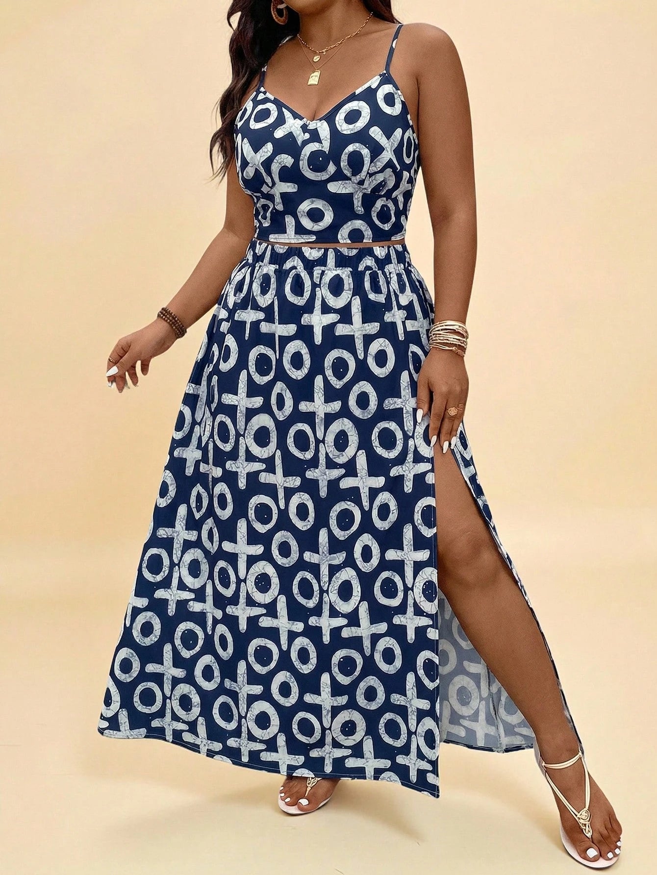 Conjunto Fenda Tropical  2 Peças Luna