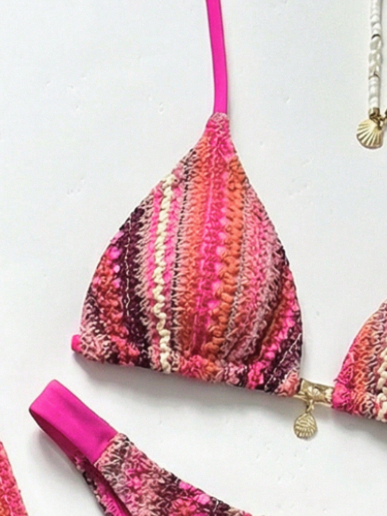 Conjunto Biquíni Tricô 3 Peças Mia