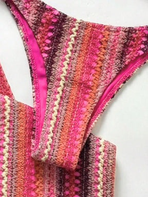 Conjunto Biquíni Tricô 3 Peças Mia
