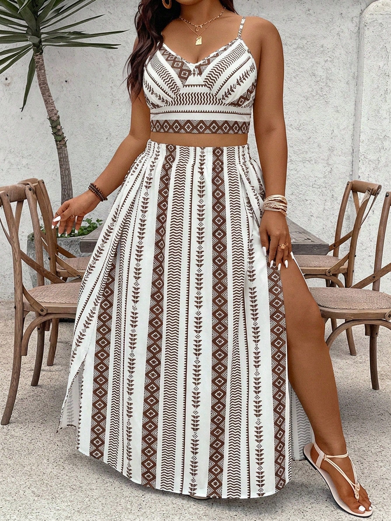 Conjunto Fenda Tropical  2 Peças Luna