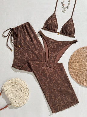 Conjunto 3 Peças Biquíni com Calça Resort Alinne