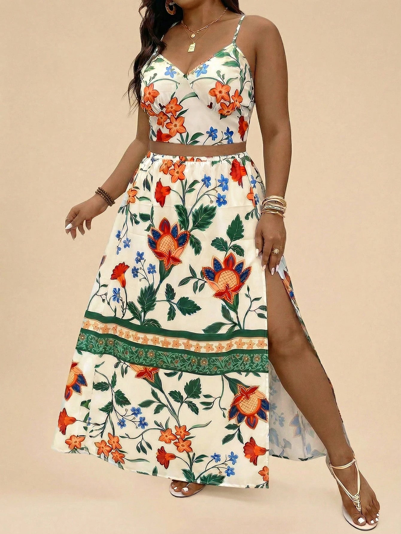 Conjunto Fenda Tropical  2 Peças Luna