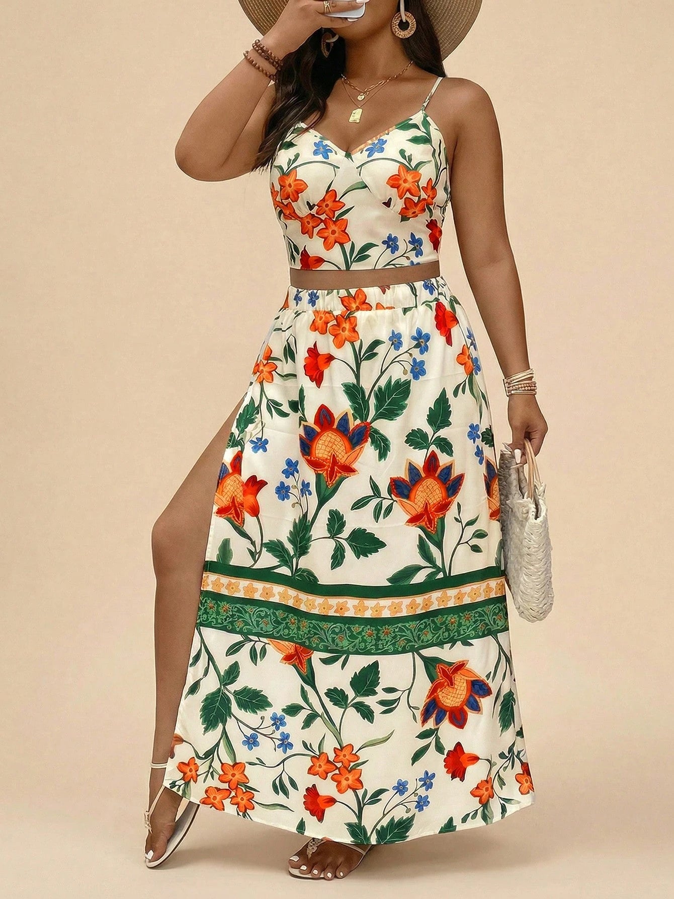Conjunto Fenda Tropical  2 Peças Luna