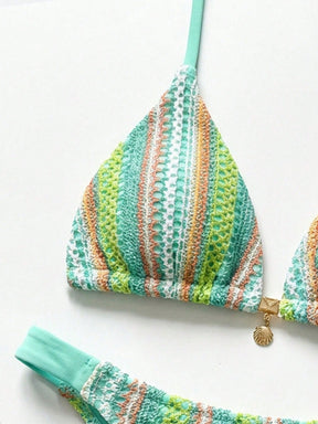 Conjunto Biquíni Tricô 3 Peças Mia