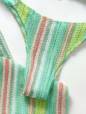 Conjunto Biquíni Tricô 3 Peças Mia