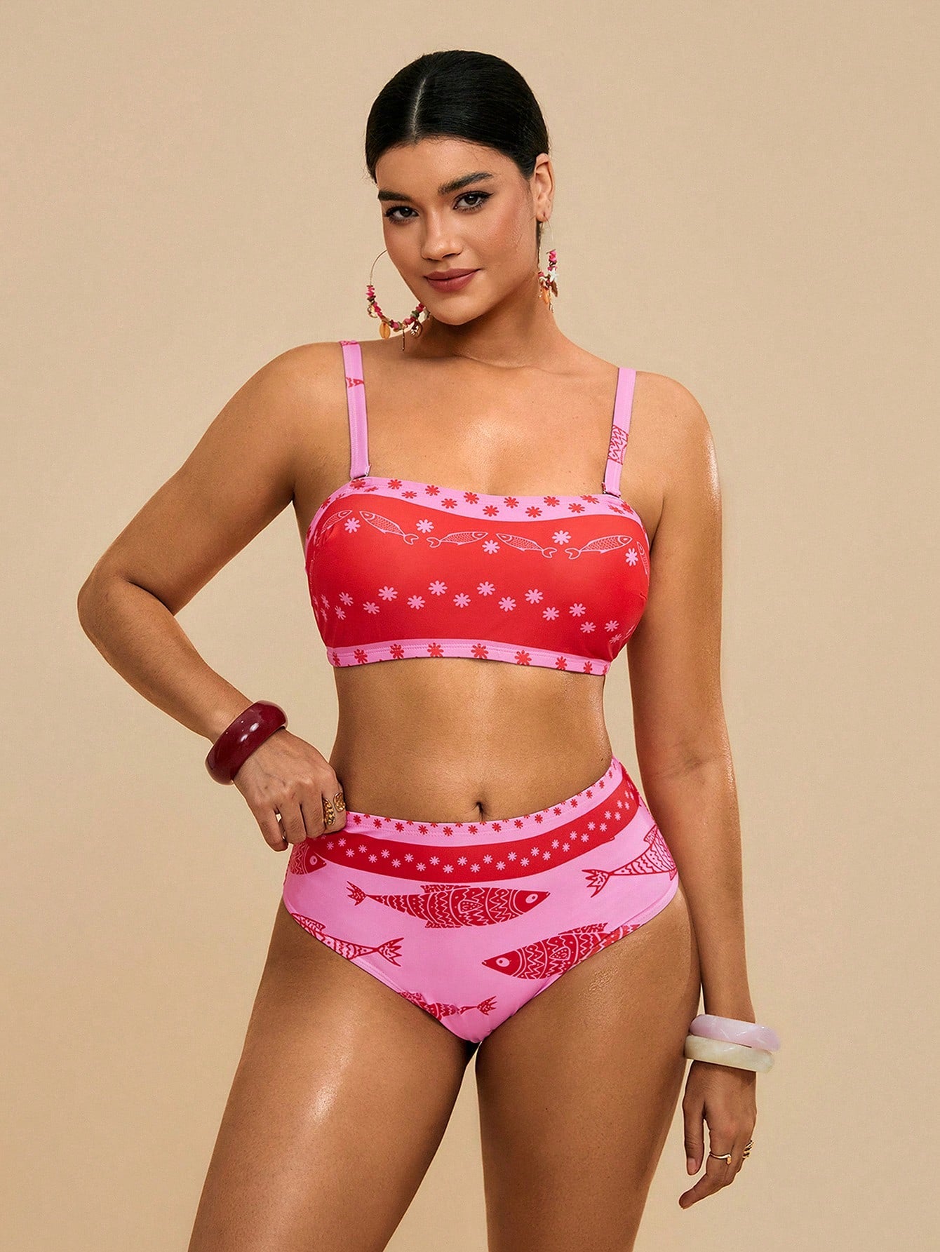 Biquíni Plus Size Tropical Maya 