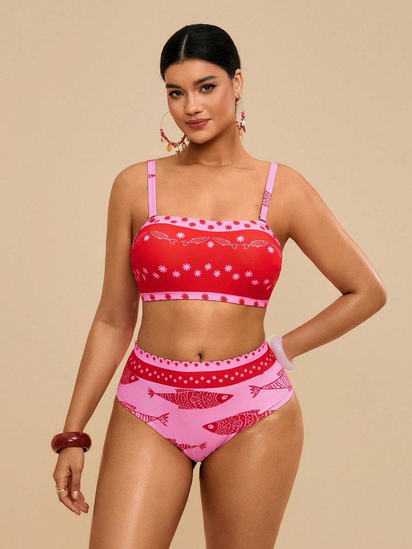 Biquíni Plus Size Tropical Maya 
