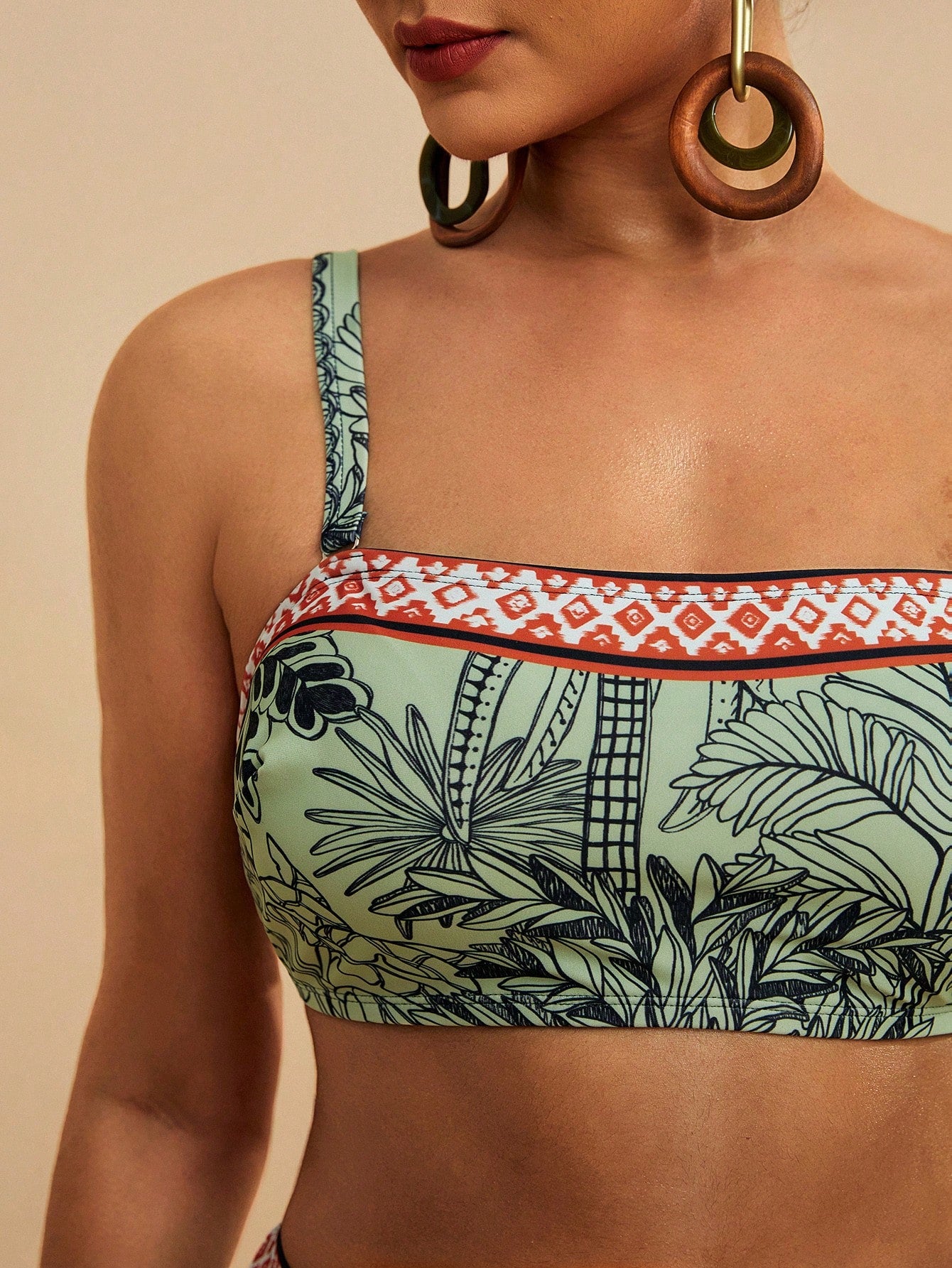 Biquíni Plus Size Tropical Maya 