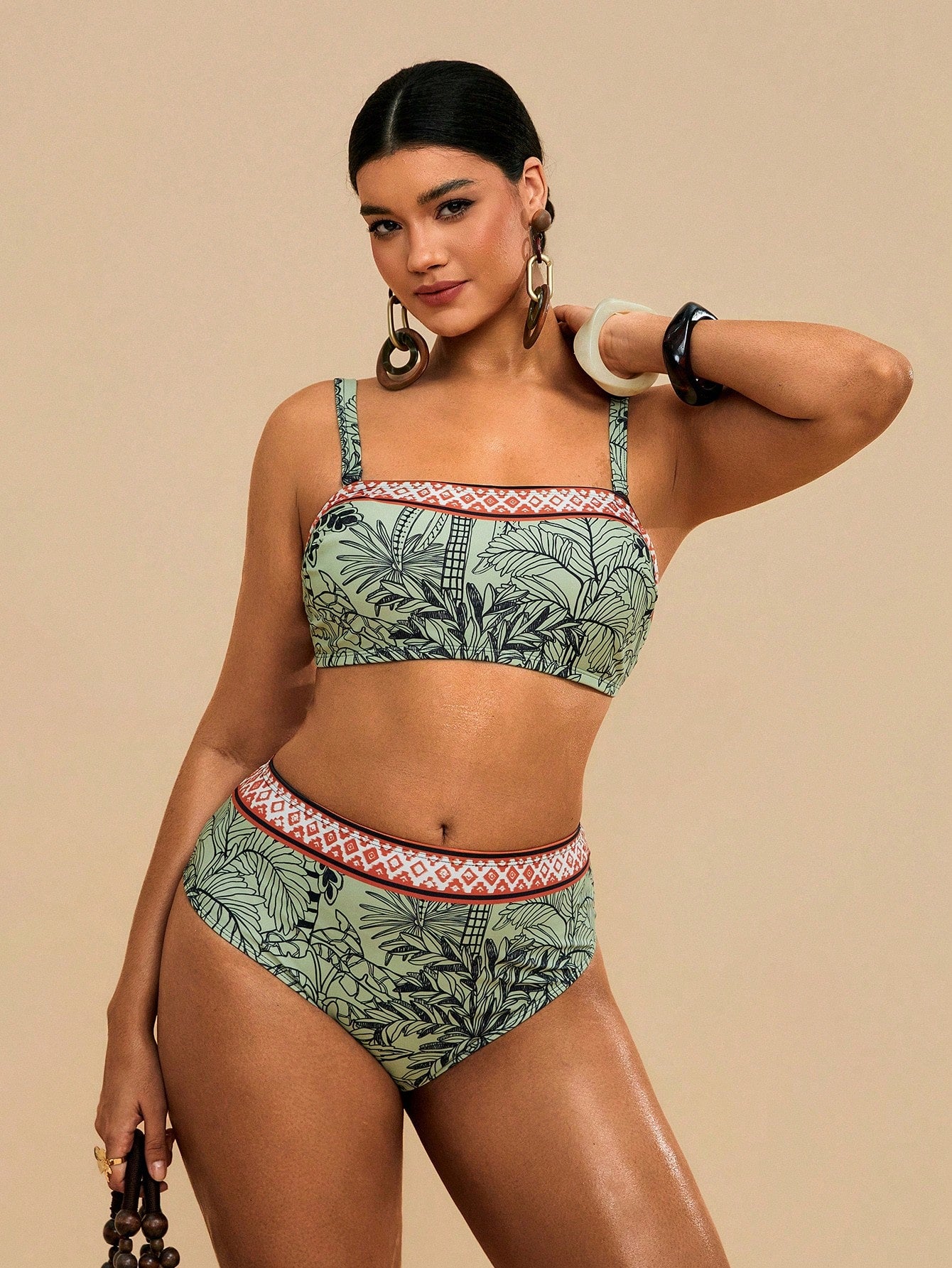 Biquíni Plus Size Tropical Maya 