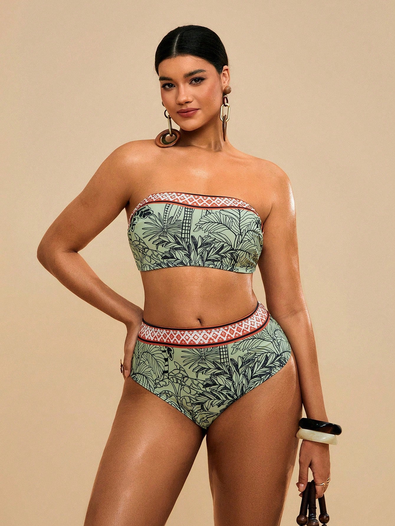 Biquíni Plus Size Tropical Maya 