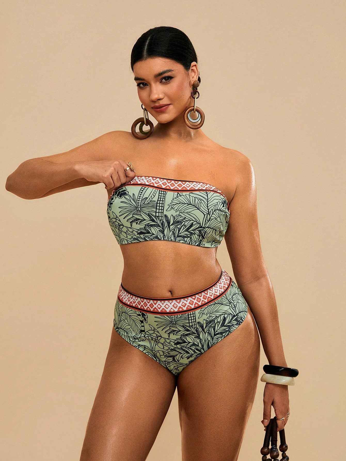 Biquíni Plus Size Tropical Maya 