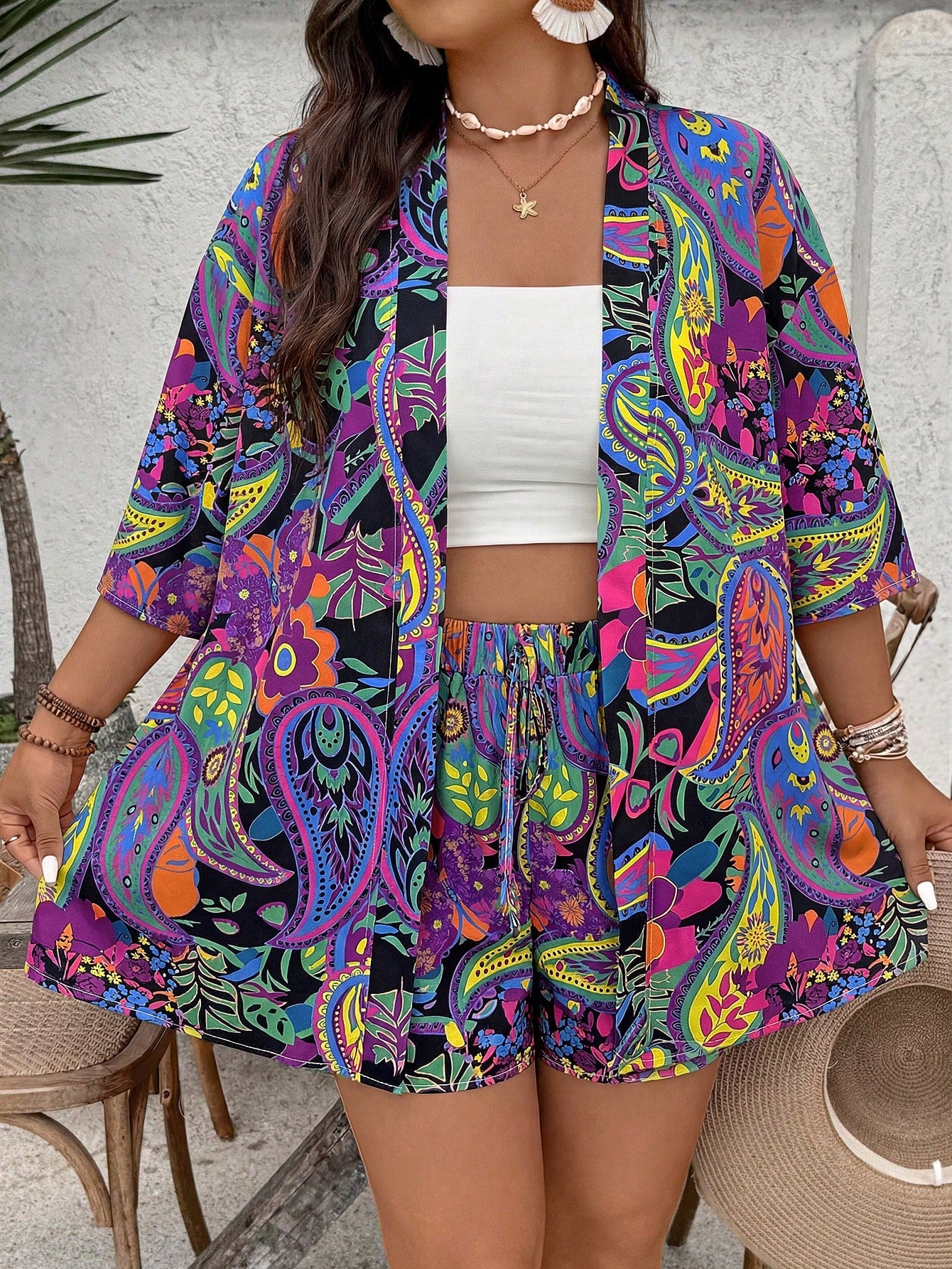 Conjunto Tropical 2 Peças Ayla
