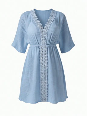 Saída Elegante Renda Verão