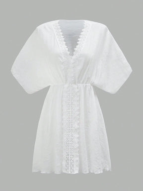 Saída Elegante Renda Verão