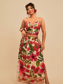 Conjunto Fenda Tropical  2 Peças Luna