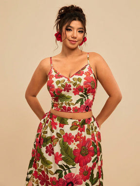 Conjunto Fenda Tropical  2 Peças Luna