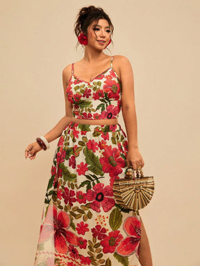 Conjunto Fenda Tropical  2 Peças Luna