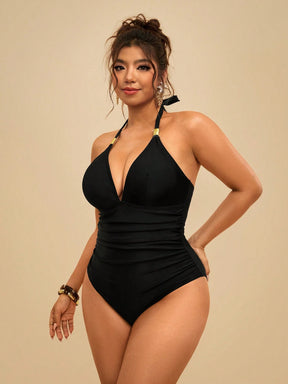 Maiô Plus Size Luxo Tropical Ísis