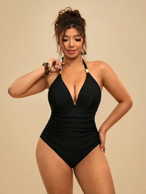 Maiô Plus Size Luxo Tropical Ísis