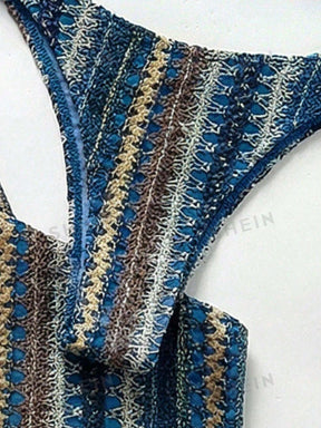 Conjunto Biquíni Tricô 3 Peças Mia