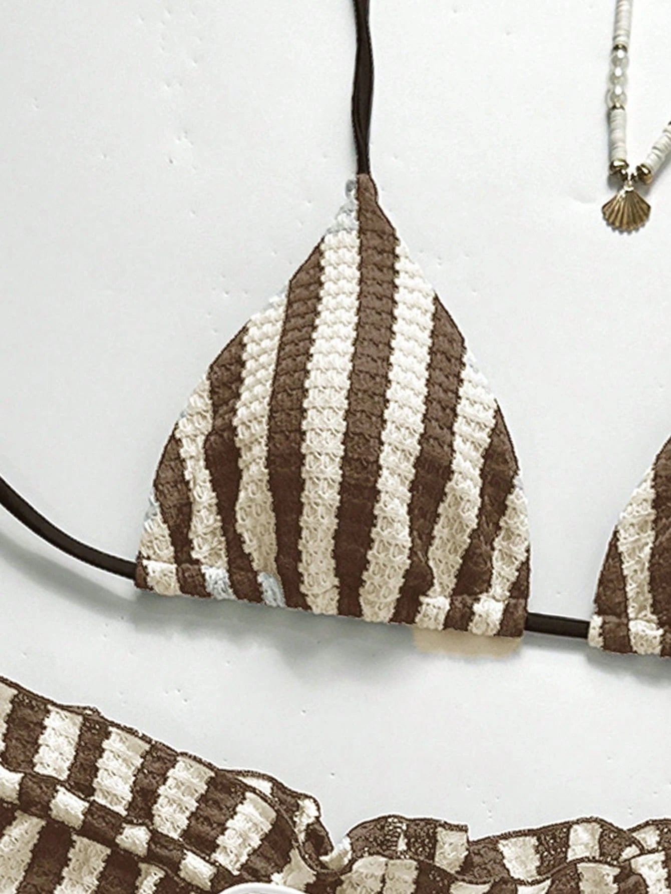 Conjunto Biquíni 3 Peças Tricô Resort