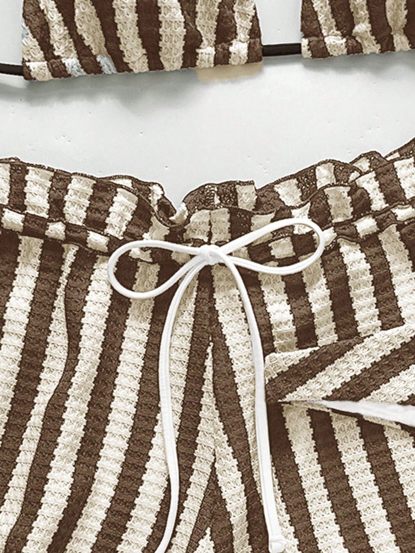 Conjunto Biquíni 3 Peças Tricô Resort