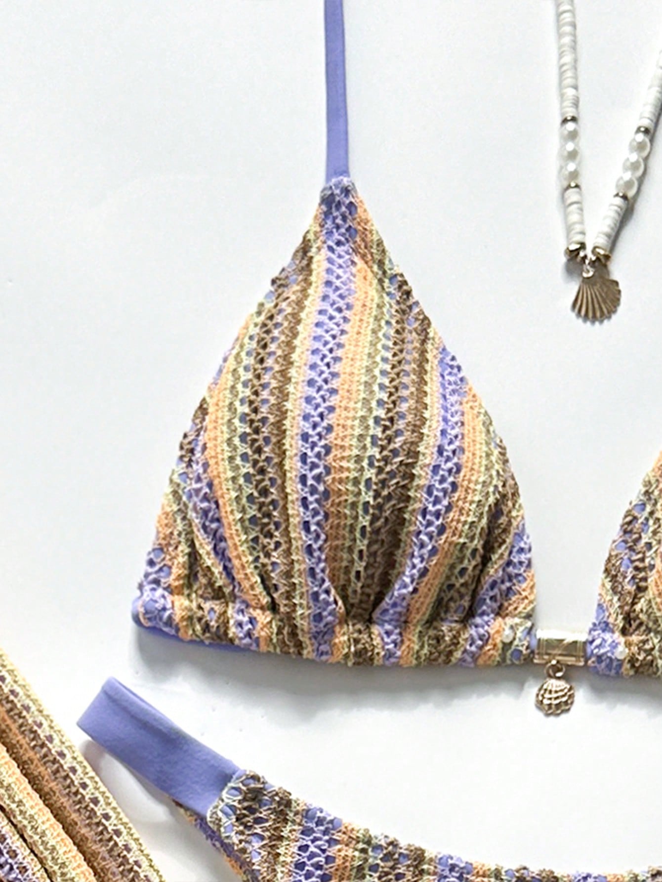 Conjunto Biquíni Tricô 3 Peças Mia